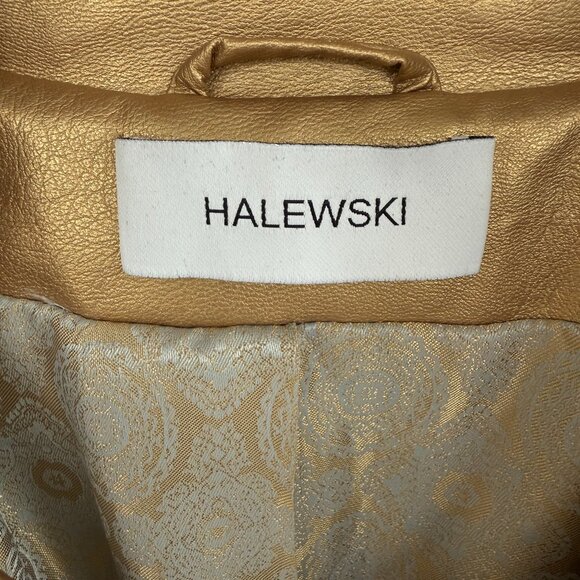 Aggi by Halewski Collins Short Vegan Leather Jacket - Picture 2 of 8